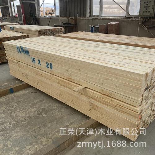 天津木材工厂销售建筑木方 木板 油浸枕木 各种松木 可出口薰蒸